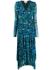 floral print wrap dress at Farfetch